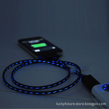 Shiny led data cables for iPhone
